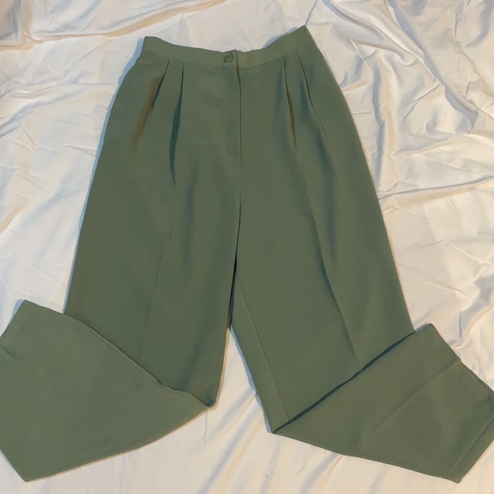 Vintage Green Pantsuit - Picture 7 of 13